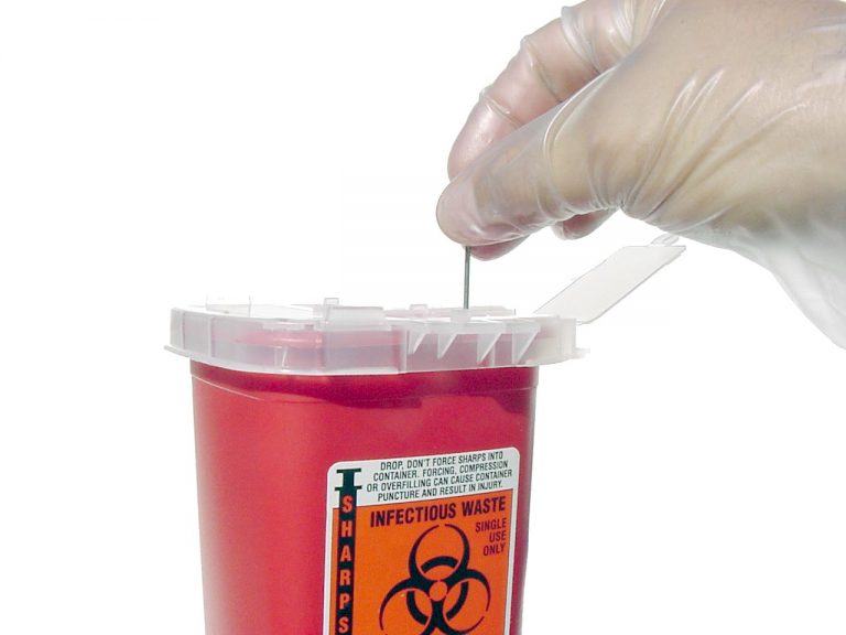 safe needle disposal